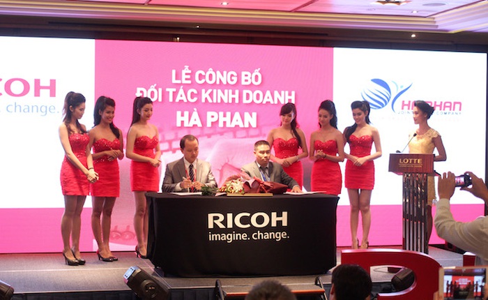 Ricoh giới thiệu loạt sản phẩm in ấn mới, công bố nhà phân phối Hà Phan