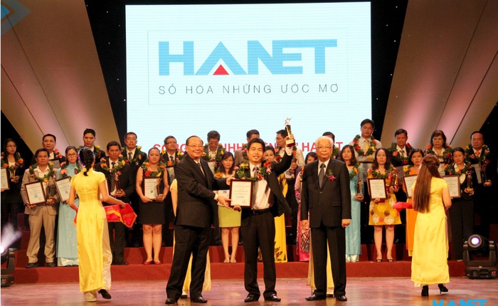 HANET vinh dự nhận giải thưởng thương hiệu dẫn đầu Việt Nam 2014