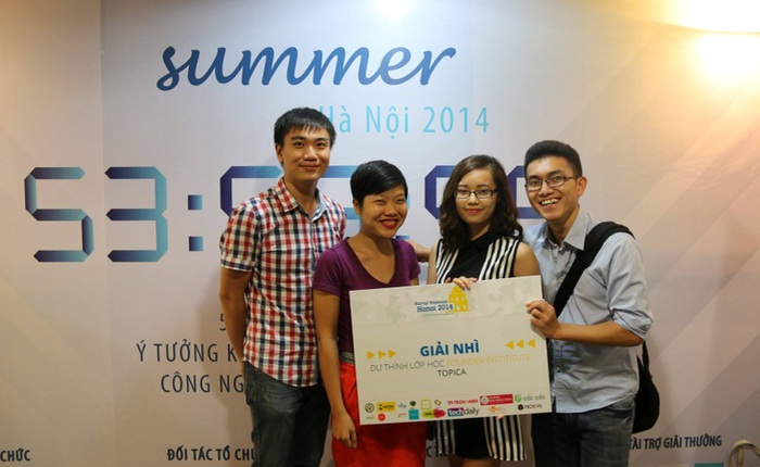 Dự án đề tài giáo dục cho trẻ nhỏ ẵm giải nhất Startup Weekend 2014