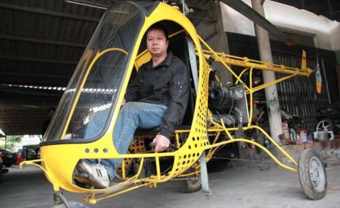 Người chế tạo trực thăng 'made in Vietnam' bị lập biên bản