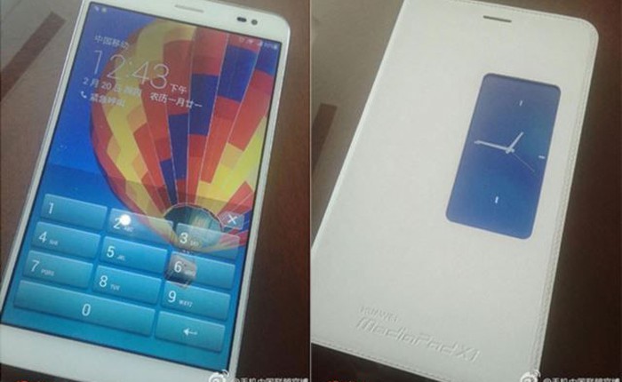 Rò rỉ tablet Huawei MediaPad X1 hỗ trợ Cover "độc"