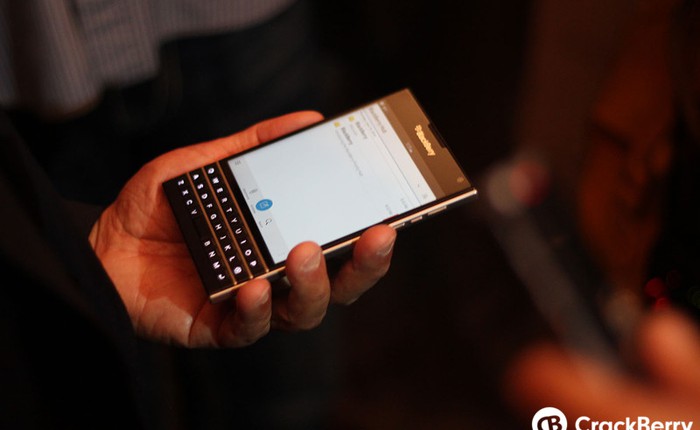 BlackBerry Passport sở hữu bàn phím ảo "siêu tốc", giao diện OS 10.3