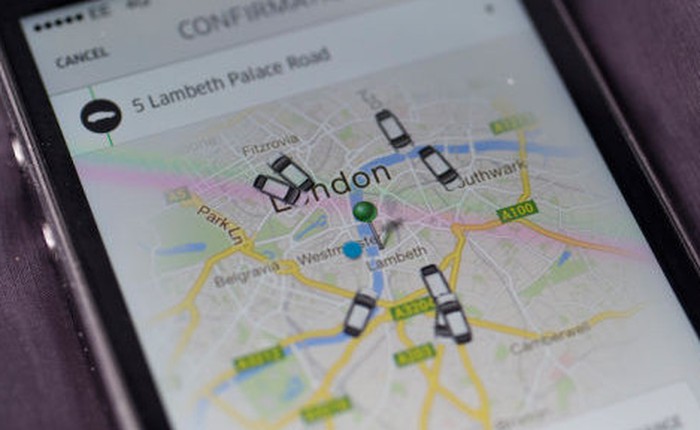 Uber bị tố tạo ra các "bóng ma" taxi trên bản đồ của khách hàng