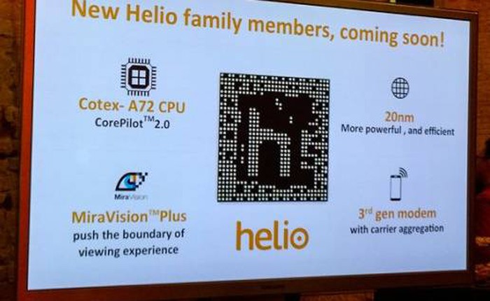 Chip di động 10 nhân MediaTek Helio X20 được đánh giá cao