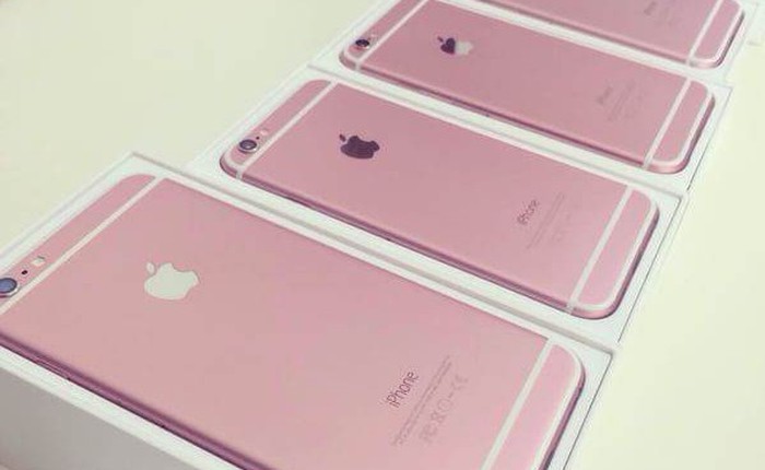 Lộ ảnh thực tế iPhone 6s màu hồng: cho các anh chàng yêu mộng mơ