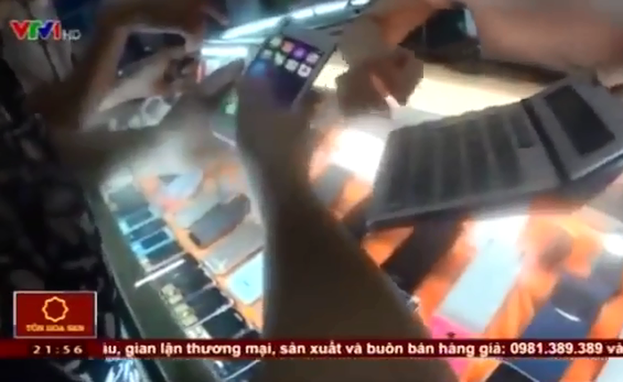 VTV: iPhone "nước hàng" một vốn mười lời tại xứ sở Táo tàu