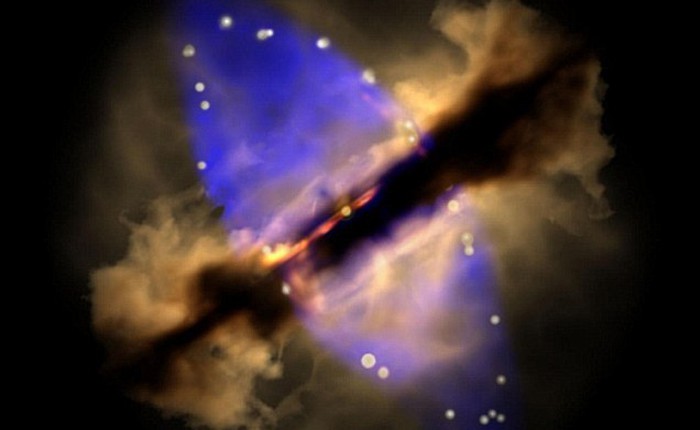 Các nhà khoa học kinh ngạc khi quan sát sự hình thành của ngôi sao sáng gấp 300 lần Mặt Trời