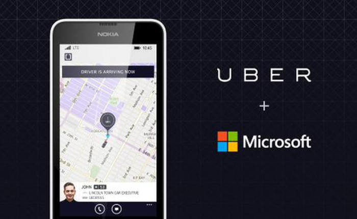 Microsoft bơm 100 triệu USD vào Uber để "đấm lưng" Google