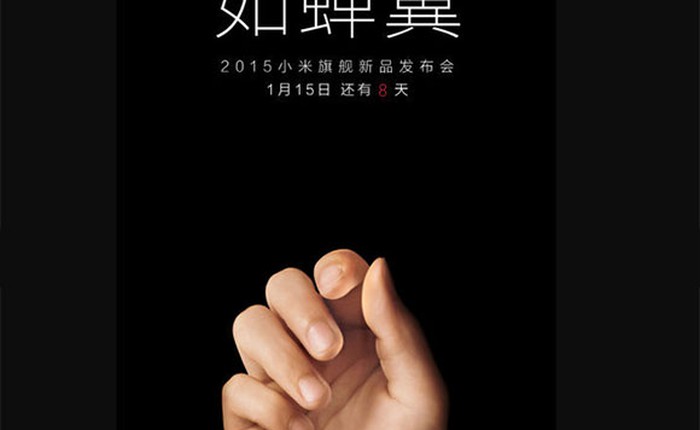 Xiaomi sẽ trình làng 1 flagship "siêu mỏng cánh" vào ngày 15/01 tới?