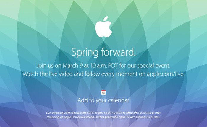 Chờ đợi gì ở sự kiện Spring Foward của Apple vào ngày 09/03