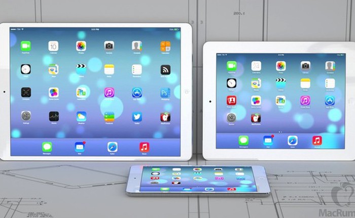 Rò rỉ hình ảnh khuôn mẫu iPad Pro - Bigger than bigger