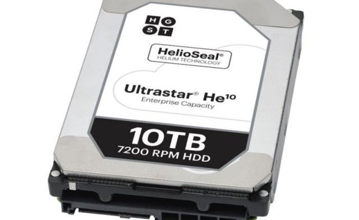 Western Digital "dằn mặt" Seagate với ổ cứng 10TB sử dụng khí Helium và PMR