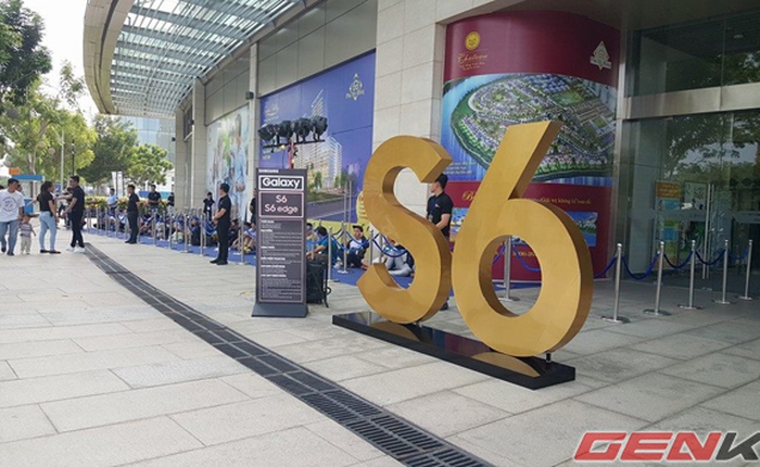 Những hình ảnh ngày đầu mở bán Samsung Galaxy S6 và Galaxy S6 edge tại Việt Nam