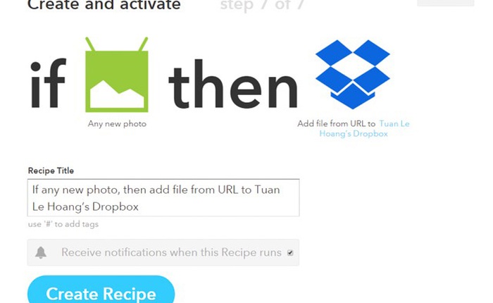 IFTTT - Tự động hóa thao tác giữa các ứng dụng