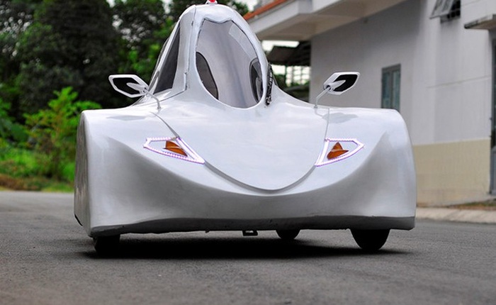 Sinh viên Đồng Nai chế tạo xe chạy 200 km chỉ hết 1 lít cồn