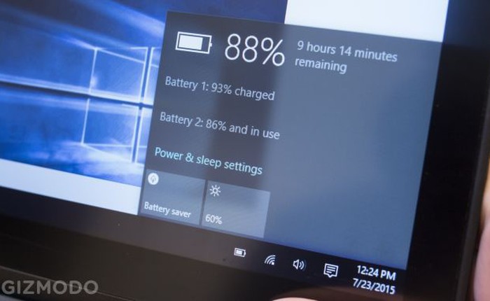 Windows 10 cải thiện đáng kể thời lượng pin của Laptop