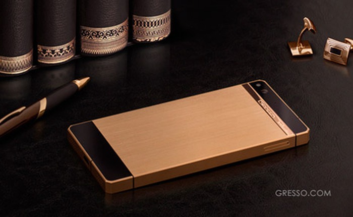 Gresso ra mắt smartphone siêu sang Regal Gold, giá 6.000 USD