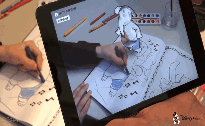 Disney phát triển ứng dụng tô màu 3D cho trẻ em