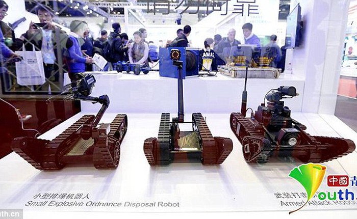 Cảnh sát Trung Quốc nhờ cậy robot để chống khủng bố