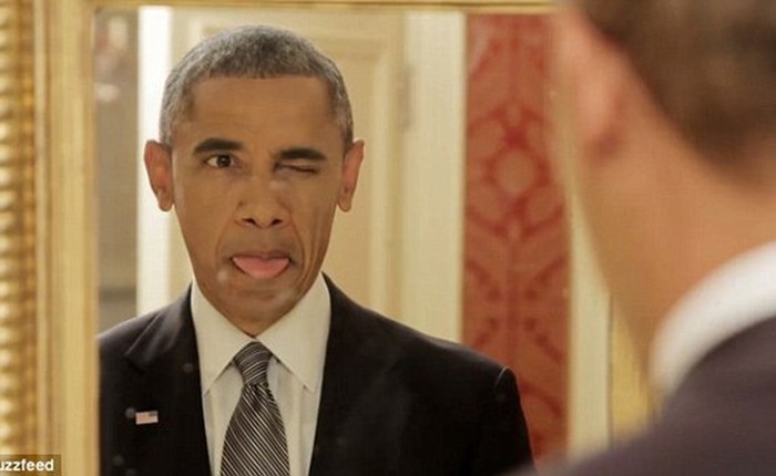 Bộ ảnh Tổng thống Obama "làm mặt xấu" gây sốt toàn thế giới