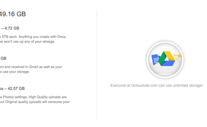 Công bố kết quả quay thưởng 15 tài khoản lưu trữ Google Drive không giới hạn dung lượng