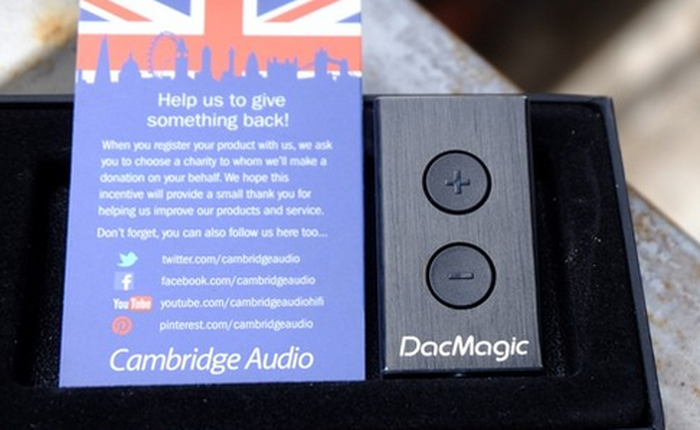 Trên tay Cambridge Audio DacMagic Xs: nhỏ mà có võ !