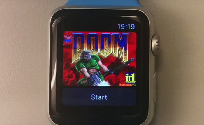 Tựa game Doom huyền thoại chơi được trên Apple Watch