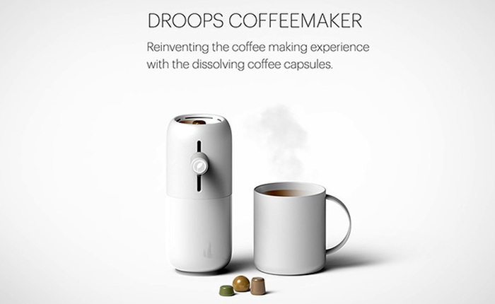 Droops Coffeemaker - tương lai của những chiếc máy pha cà phê