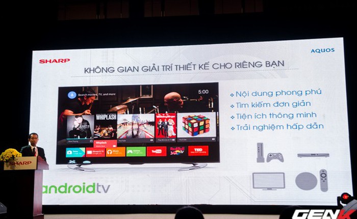 Sharp chính thức giới thiệu Android TV màn hình 4K đến thị trường Việt Nam