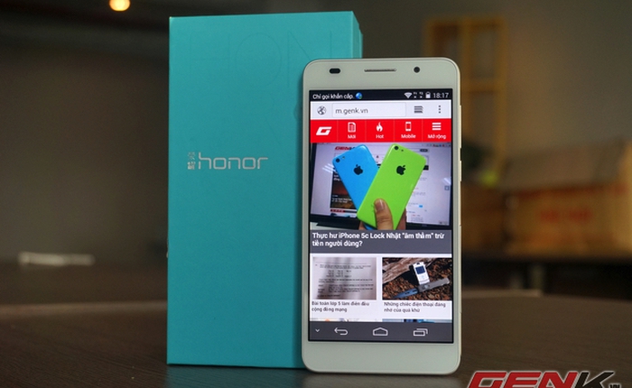 Mở hộp Huawei Honor 6 tại VN: sát thủ iPhone một thời