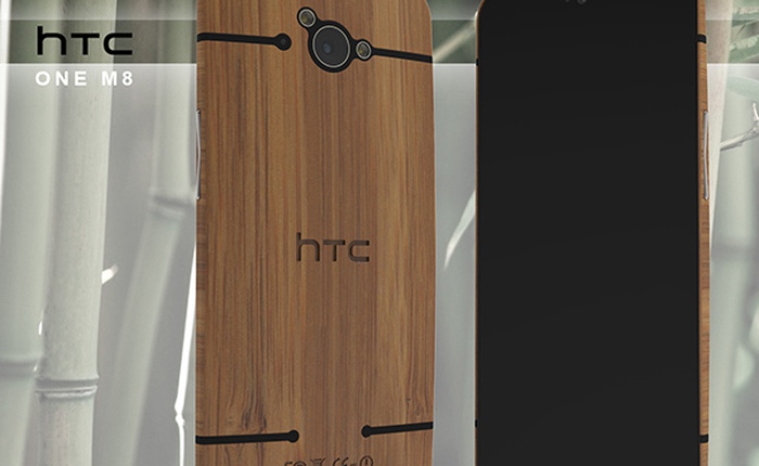 Cùng xem mẫu thiết kế HTC GO GREEN vỏ gỗ thân thiện với môi trường