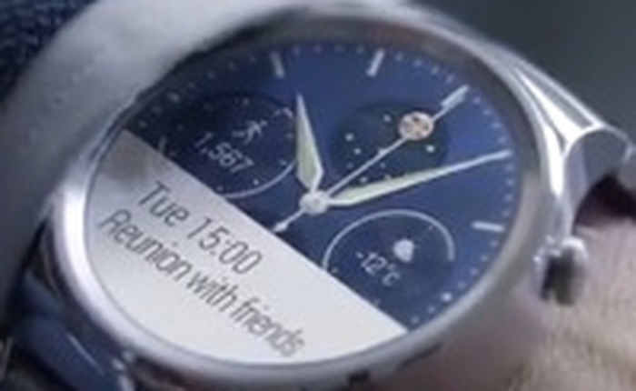 Huawei giới thiệu smartwatch mới tại MWC 2015 long lanh như đồ hiệu