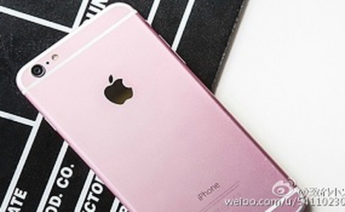 Lộ diện ảnh thực tế iPhone 6s màu hồng