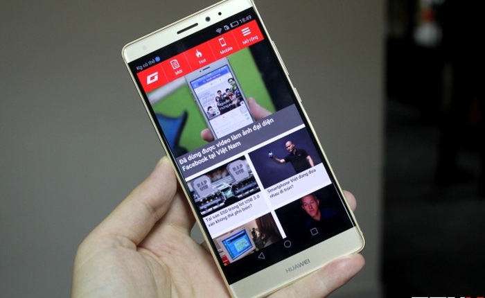 Huawei Mate S: smartphone Trung Quốc ngày càng ngầu, mỏng và nhẹ