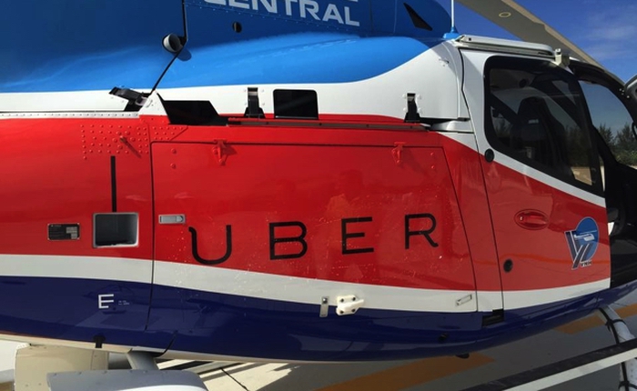 Uber sắp thử nghiệm dịch vụ trực thăng UberCHOPPER tại Đà Nẵng