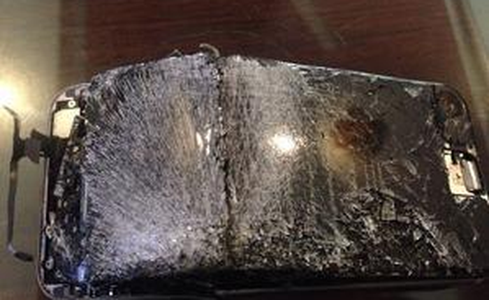 iPhone 6 phát nổ như... lựu đạn ở Ấn Độ