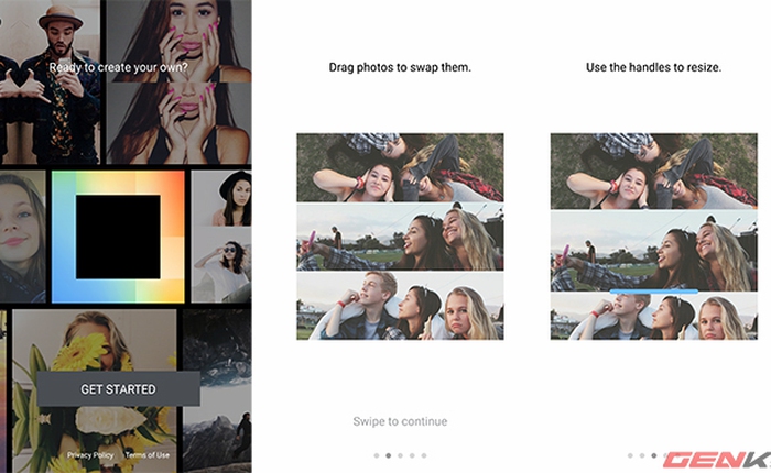Layout: Ứng dụng ghép ảnh của Instagram đã cập bến Android