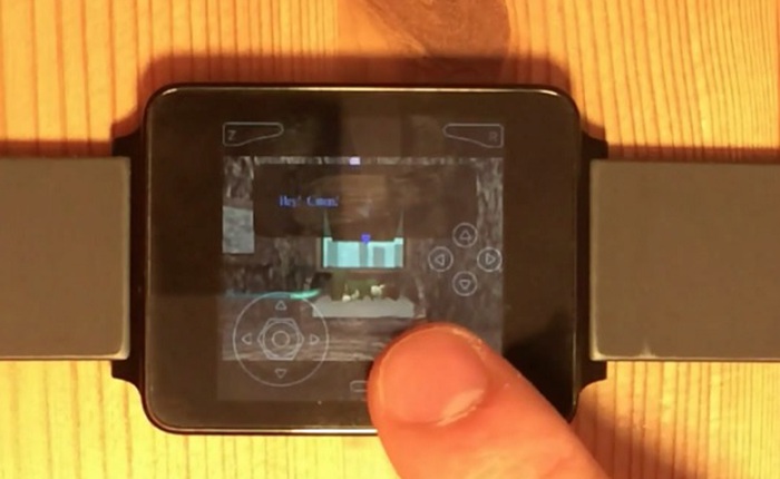 Có thể chạy game Nintendo 64 trên màn hình thiết bị Android Wear 1.65 inch