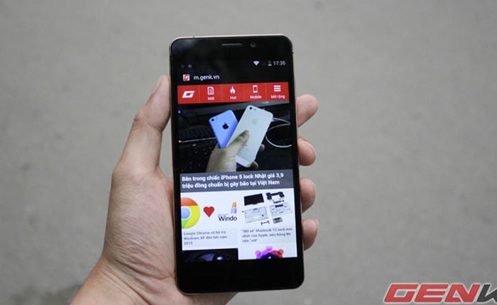 Thực tế Prime X, smartphone Việt thiết kế siêu mỏng 6,9 mm ngang iPhone 6