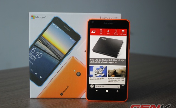 Cận cảnh chiếc Lumia 640 hai SIM: tầm trung, phục vụ công việc