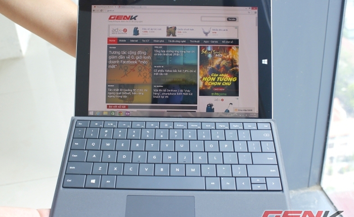 Cận cảnh máy tính bảng Surface 3 tại VN: "sang chảnh" kiểu công sở