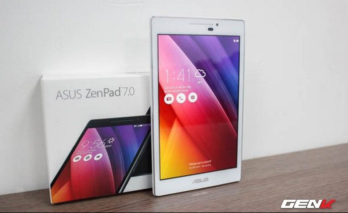 Mở hộp ASUS ZenPad 7.0: Tablet "nghe gọi nhắn tin" trong phân khúc 4 triệu đồng