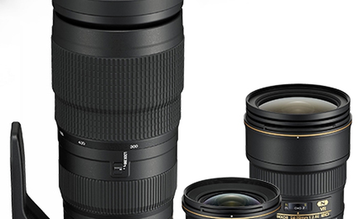 Nikon giới thiệu 3 ống kính cao cấp mới