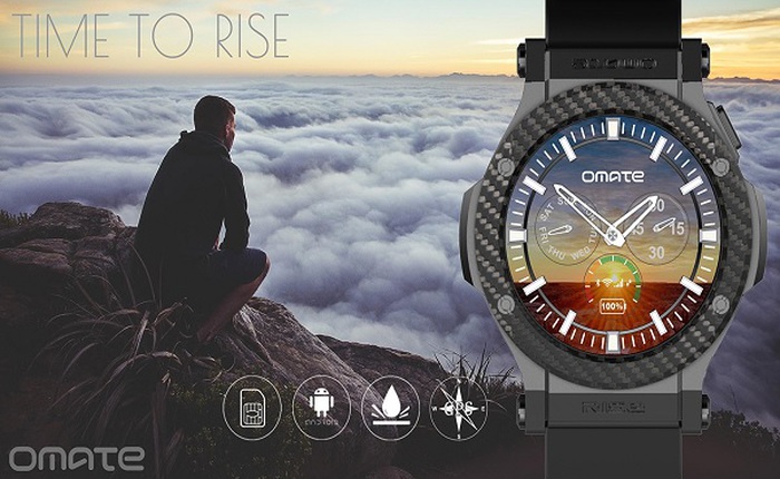 Omate Rise: smartwatch chạy Android, hỗ trợ 3G, giá 200 USD