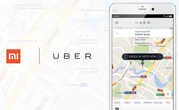 Xiaomi hợp tác với Uber để... giao điện thoại