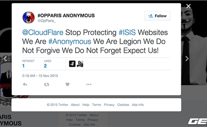 Anonymous cáo buộc một startup tại Silicon Valley đã giúp đỡ IS