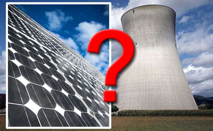 Nên lựa chọn năng lượng mặt trời hay năng lượng hạt nhân?