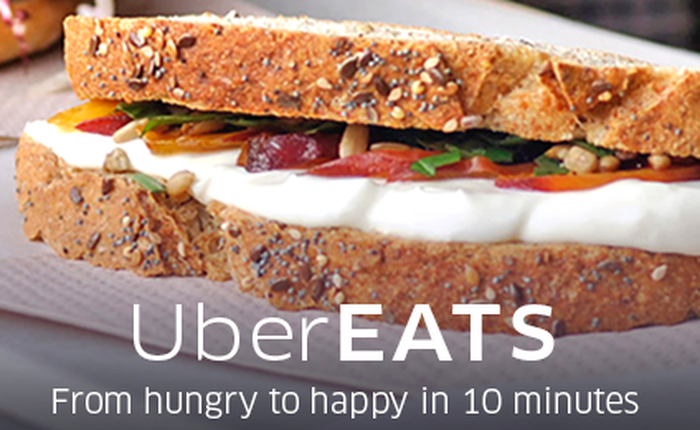 "Chán" chở khách, Uber chuyển sang phục vụ đồ ăn với UberEATS