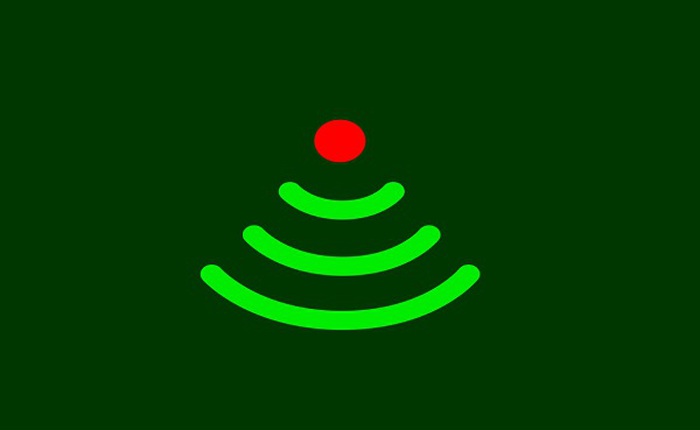 Đèn trang trí Giáng sinh thật sự không làm chậm WiFi nhà bạn