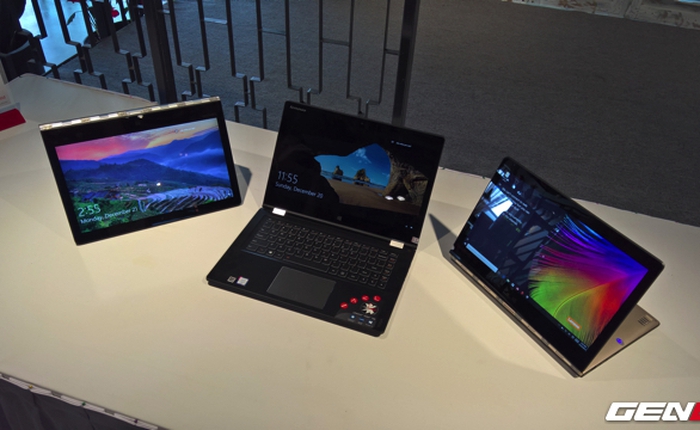 Lenovo ra mắt bộ đôi laptop đa chế độ Yoga 700/900 tại Việt Nam